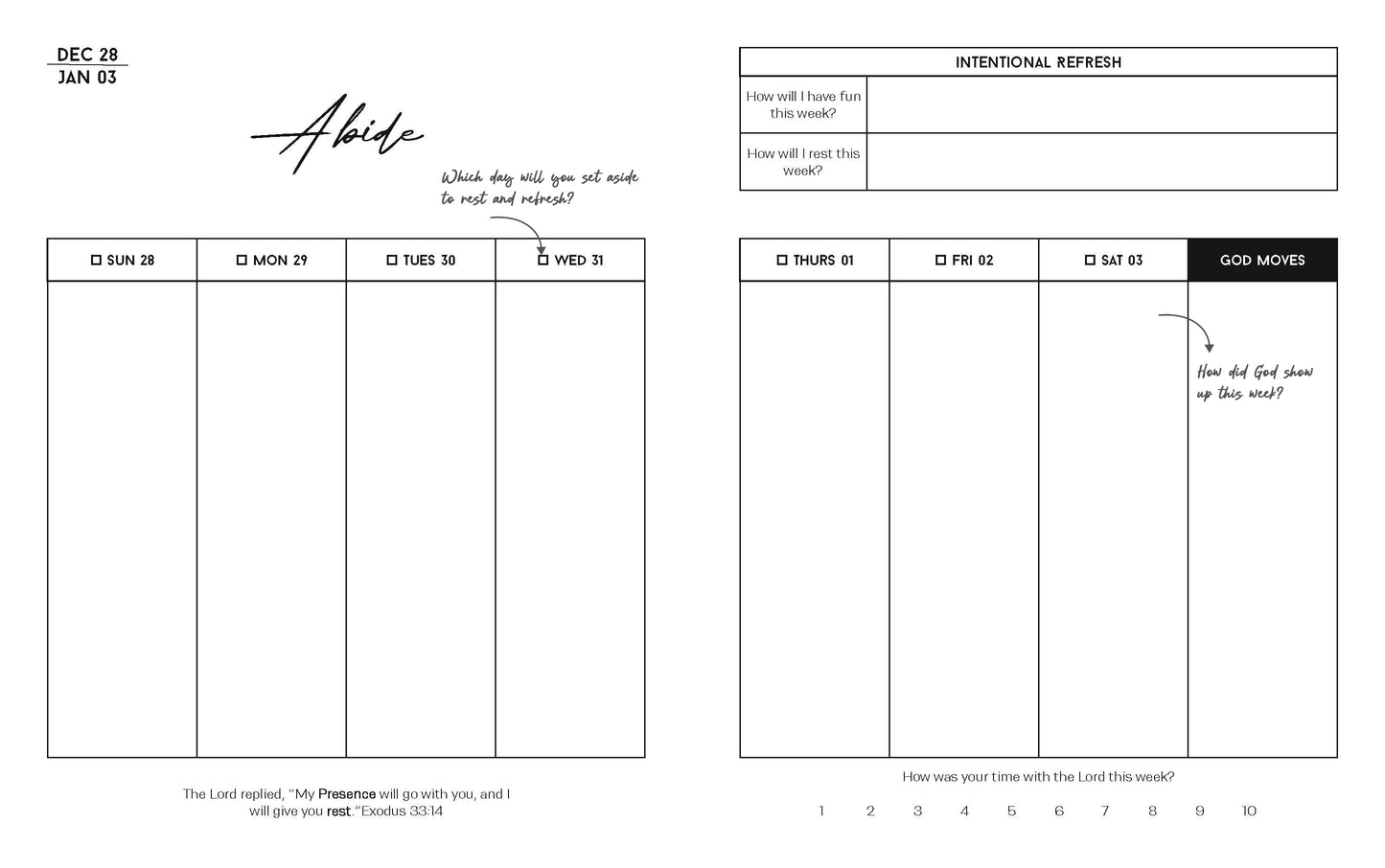 Overflow Planner — Quarterly Insert Refill