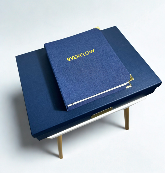 Overflow Planner — Signature Navy Binder (Quarterly Edition)